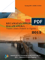 Kecamatan Tiworo Utara Dalam Angka 2015