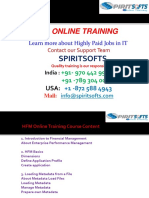 Spiritsofts Provides Online Training For HYPERION FINANCIAL MANAGEMENT (HFM) in HYDERABAD INDIA, CANADA, USA, UK, UAE, AUSTRALIA and Many More.