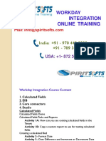 Spiritsofts Provides Online Training For Workday Integration in HYDERABAD INDIA, CANADA, USA, UK, UAE, AUSTRALIA and Many More.