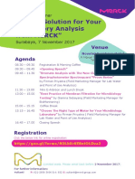 Seminar Invitation-Better Solution For Your Laboratory Anaylisis From MERCK - Surabaya - 7 November 2017