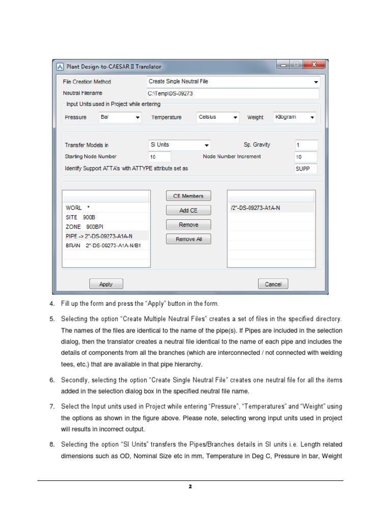 PDMS 2 File Creation Guide | PDF