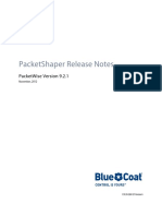 Packetshaper Release Notes: Packetwise Version 9.2.1