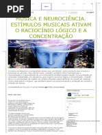 Música e Neurociência