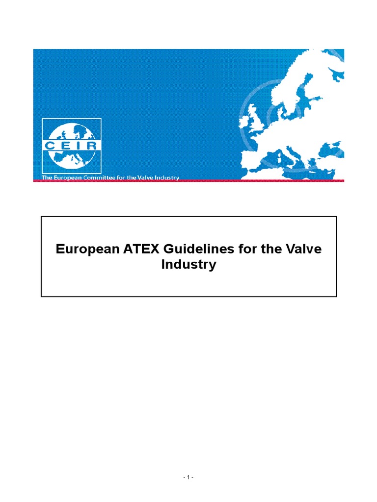 CEIR ATEX Guidelines - VF PDF | PDF | Quality Assurance | Verification ...