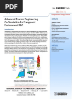 Advanced Process Engineering Co-Simulation For Energy and Environment R&D