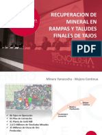 Jmamani-Recuperación de Mineral en Rampas y Taludes Finales