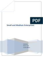 Small and Medium Enterprises: Submitted By: Nishant Kr. Oraon Cuj/I/2011/Imba/18