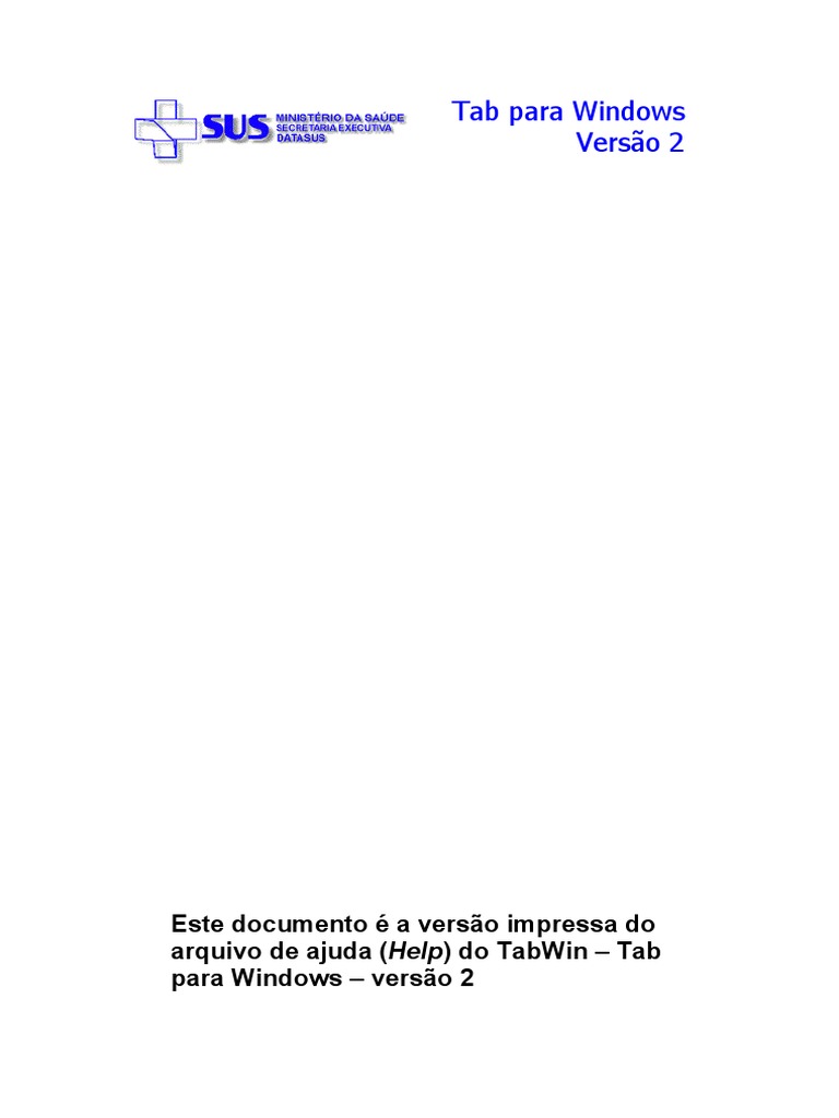 TabWin V2 PDF | PDF | Impressão | Microsoft Windows