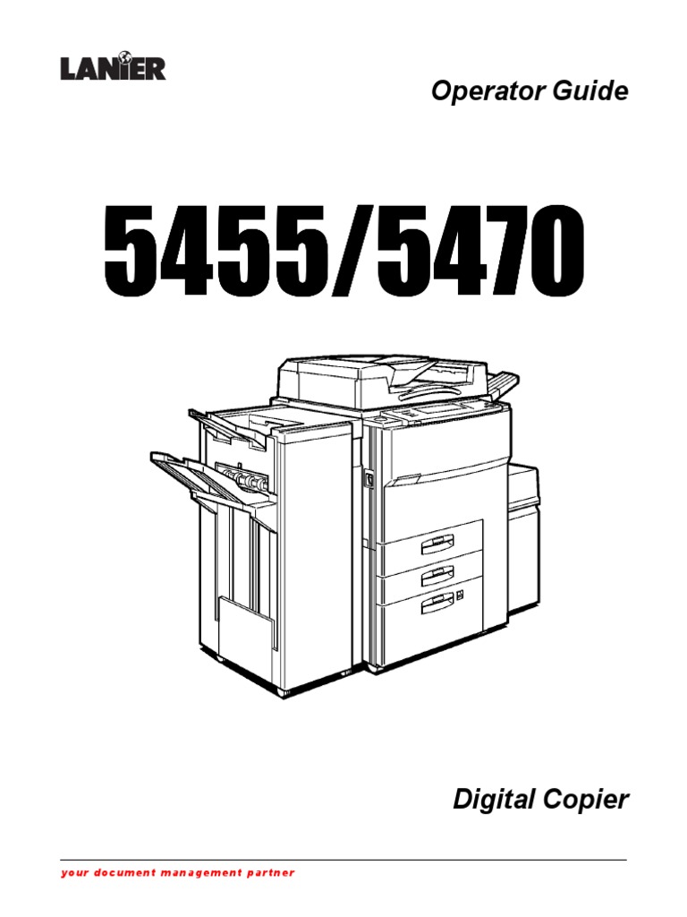 Lanier Lanier All in One Printer 5470 PDF Photocopier Photograph