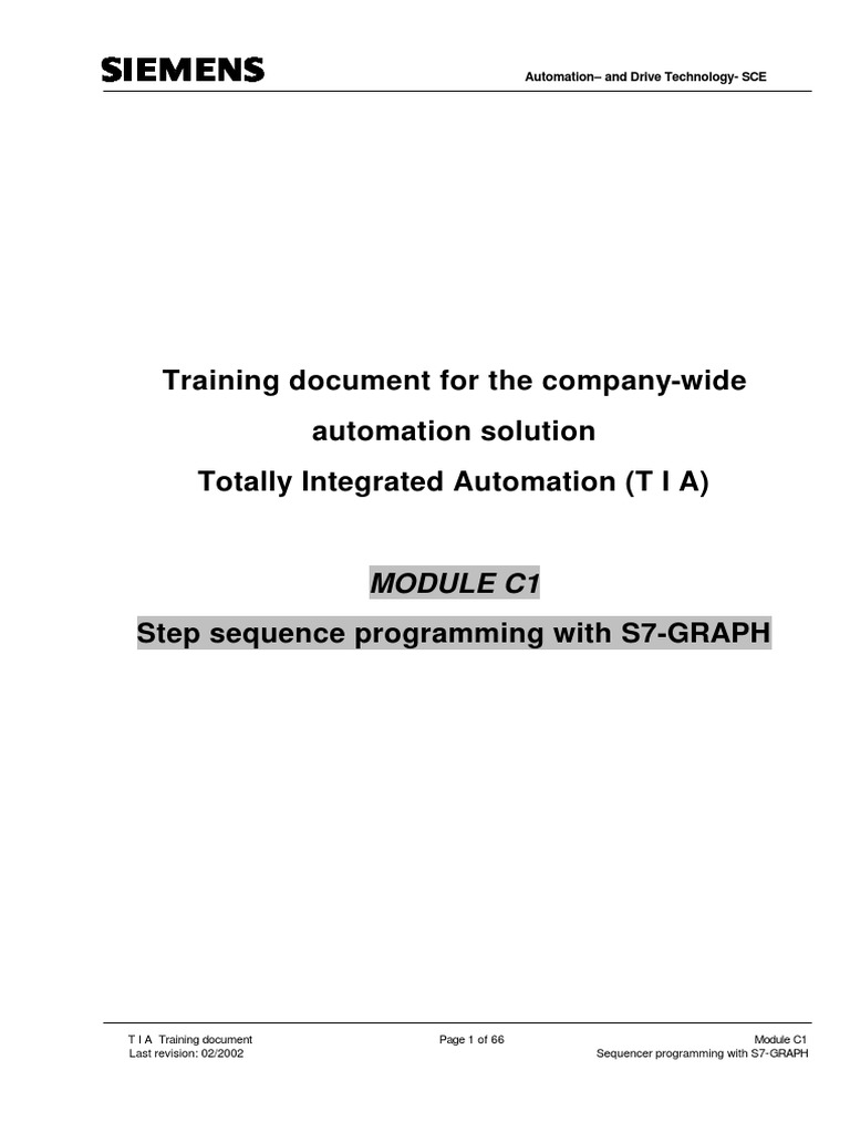c01 S7graph1 | PDF | Automation | Computer Programming