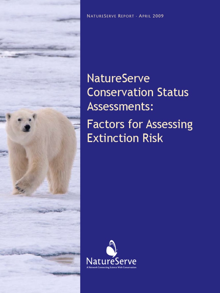 NatureServe Conservation Status Assessments Factors For Assessing ...