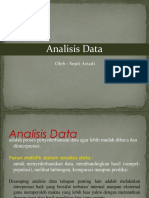 Analisis Data: Oleh: Septi Ariadi