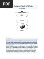 An Analytical Study of Words