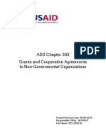 ADS Chapter 303: Grants and Cooperative Agreements