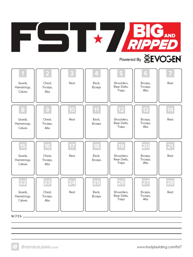 Fst7 Big and Ripped Calendar jeremy