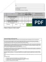 Student Assessor Date Unit & Title Project Title Course/Level