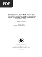 Solutions To Selected Problems