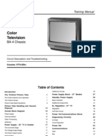 Sony Color TV CH - Ba-4 Training Manual