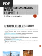 Chapter 1 Site Investigation