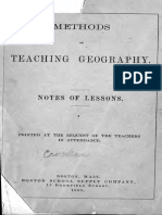 Methods of Teaching Geography 1883