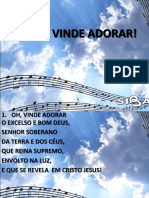 001 - Oh, Vinde Adorar