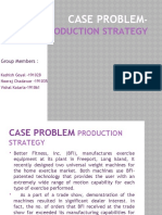 Production Strategy: Case Problem