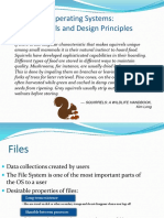 Lecture 9 Operating Systems File Management