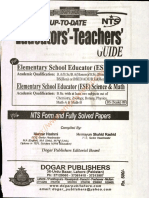 Educators NTS Test 2013 PDF