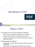 Introduction To UNIX: University of Pittsburgh