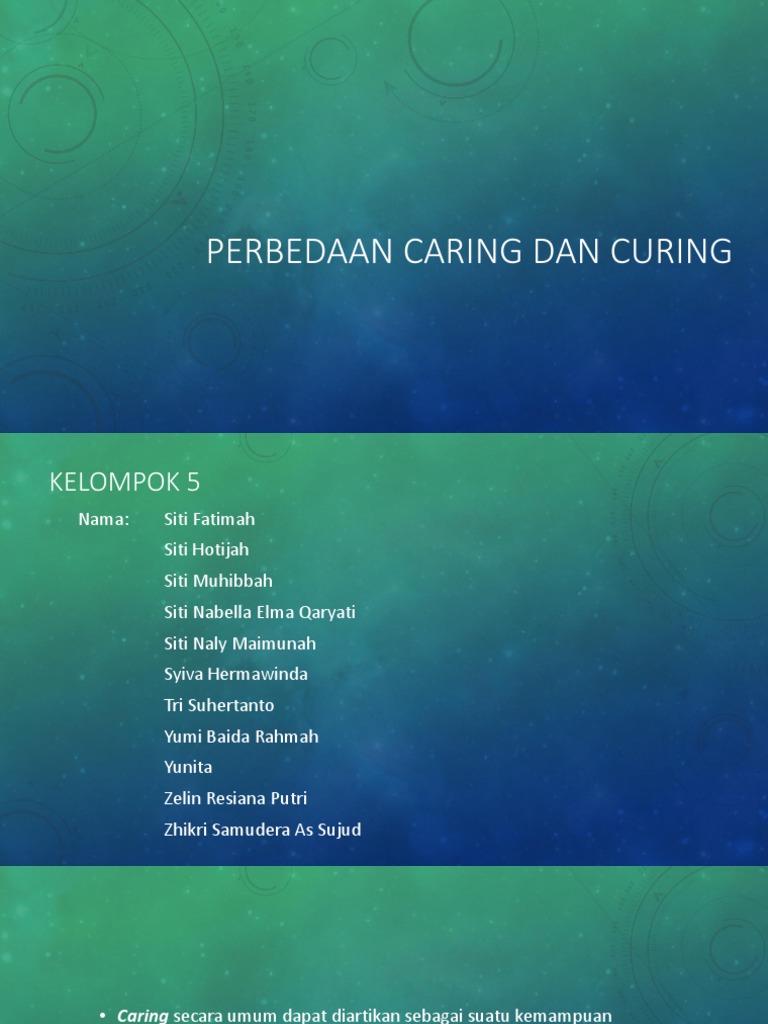 Perbedaan Caring dan Curing dalam Keperawatan | PDF | Karier ...