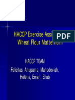 HACCP Exercise Assignment Wheat Flour Matterhorn