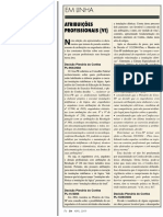 Atribuições Profissionais BarretoPaulo 2009