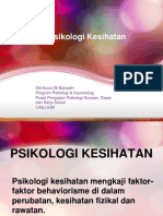 Minggu 12 - Psikologi Kesihatan