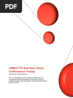 Testing PTP Boundary Clocks