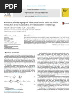 Two Variable Linear Program Solves The Standar Linear-Quadratic Formulation of The Fractionation Problem in Cancer Radiotherapy PDF