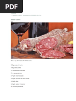 Receita Salame Caseiro