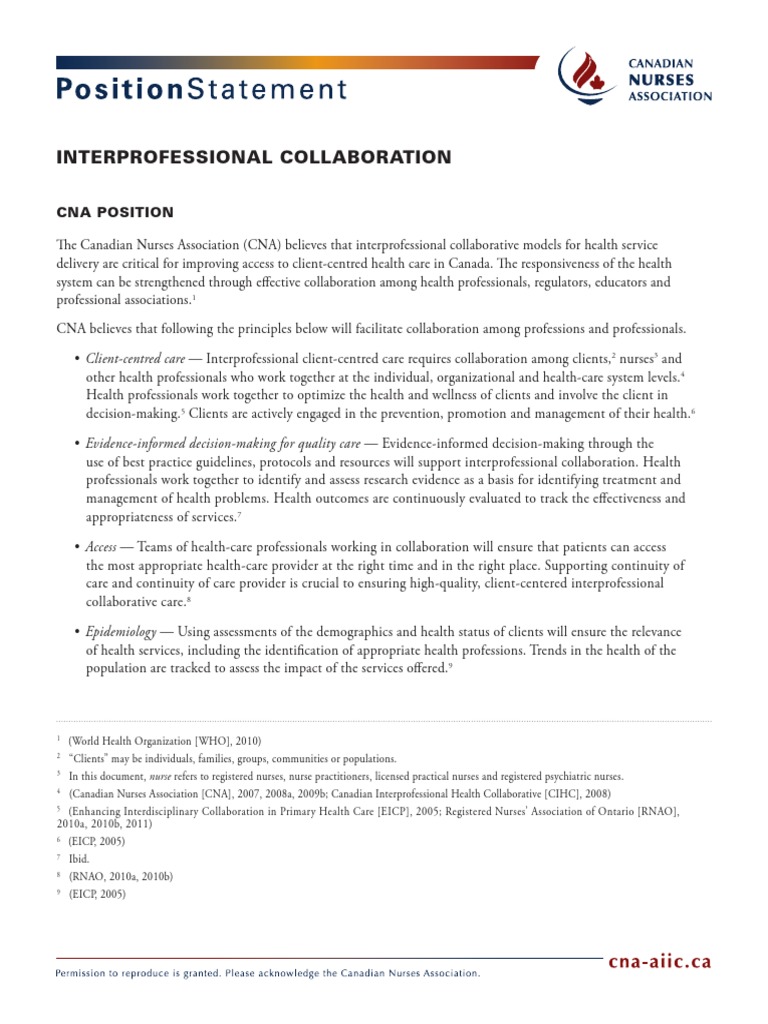 Enhancing Interprofessional Collaboration | PDF | Health Professional ...