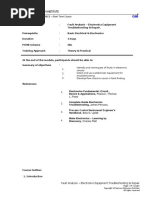 Fault Analysis-Electronic Equipment Troubleshooting & Repair - PSMB