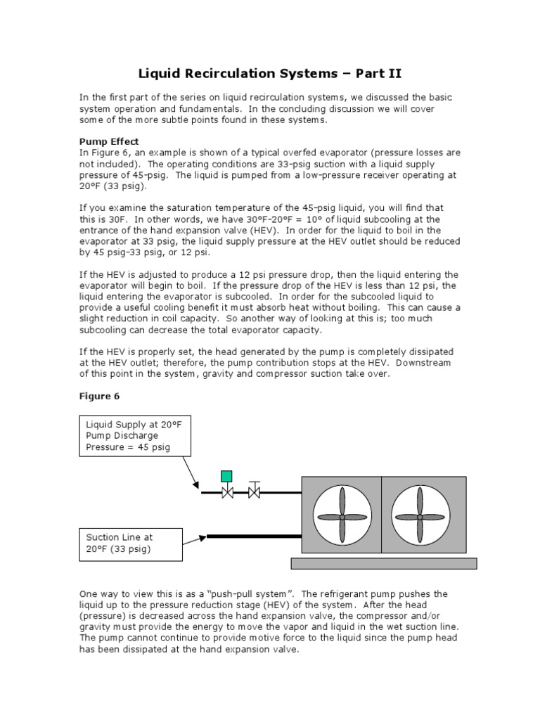 Ammonia Liquid Pump Recirculation Explained | PDF | Pump | Evaporation