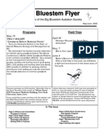 May-June 2005 Big Bluesterm Flyer Big Bluestem Audubon Society