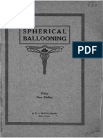 Spherical Ballooning-some of the Requirements 1917