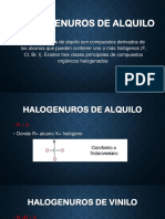 Halogenuros de Alquilo