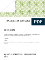 Implementación de Un Curso