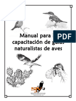 Manual para La Capacitación de Guías Naturalistas de Aves