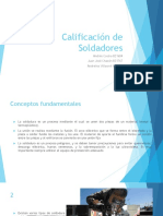 Calificación de Soldadores