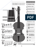 Violin Reference Sheet