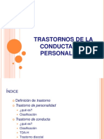 Cuadros Trastornos de Conducta y Personalidad