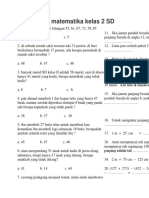 Soal Latihan Matematika Kelas 2