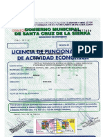 Licencia de Funcionamiento