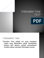 9 Thrombin Time